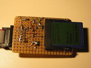 SD-Card-Modul (Unterseite mit Karte)