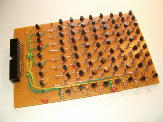 LED-Matrix, Treibertransistoren (8x8x8)